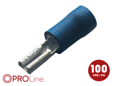 Kabelschoen 2.8x0.8 blauw (100stuks) ACV PROLine - 342801 2 0 p - 342801-2-0-p
