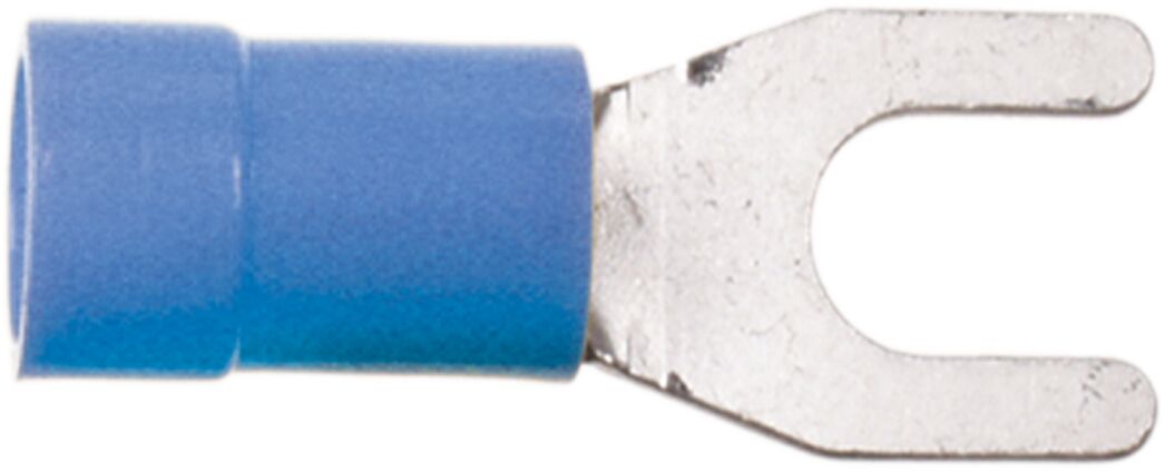 Vork Kabelschoen Blauw 1.5 - 2.5 mm&sup2; / Breedte 4.0mm (100 stuks) - 344340 2 - 344340-2
