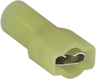 Vlakstekker volledig geisoleerd Geel 1.5-2.5mm&sup2; (100 stuks) - 346311 3 - 346311-3