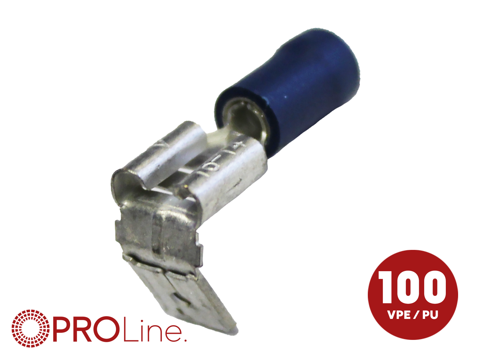 Kabelschoen 6.3x0.8 piggy back blauw (100stuks) ACV PROLine - 346323 2 0 p 0 - 346323-2-0-p