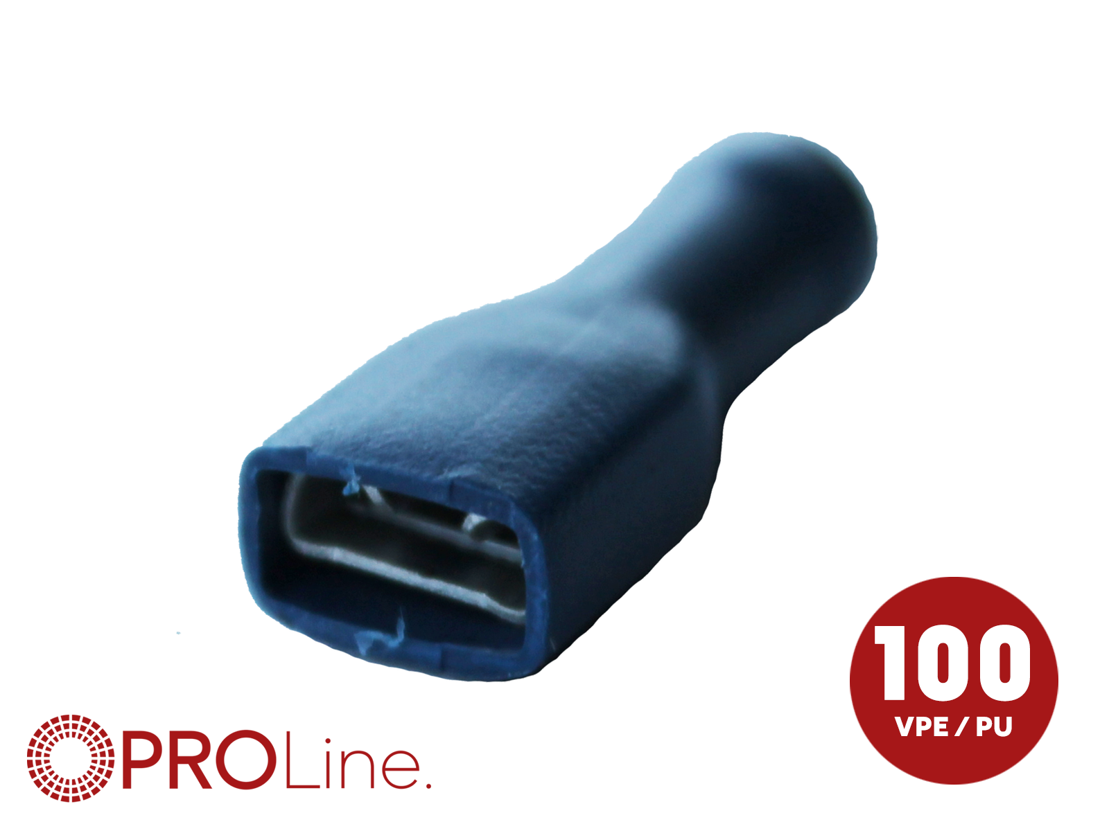 Kabelschoen 6.3x0.8 blauw (100stuks) ACV PROLine - 346324 1 0 p 0 - 346324-1-0-p