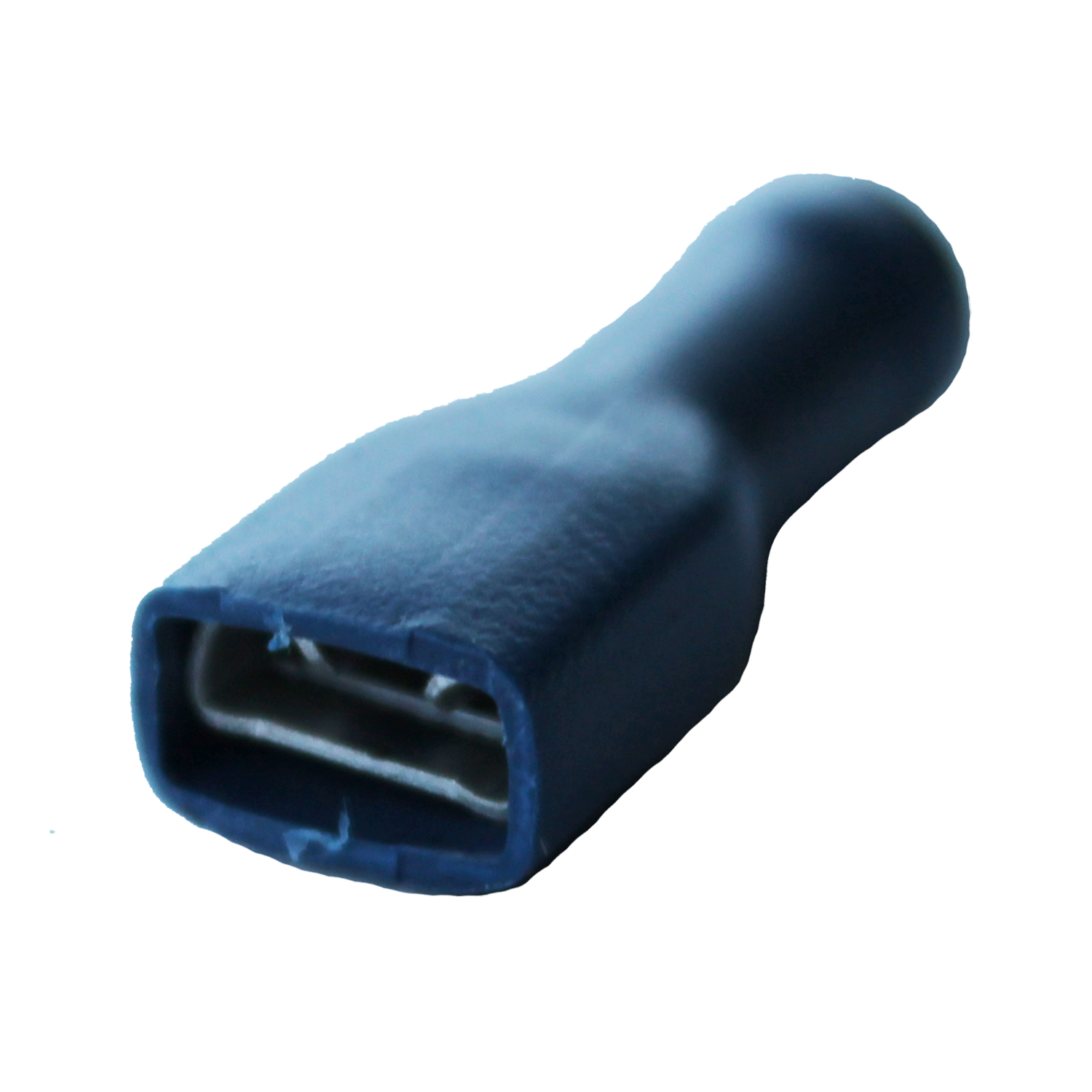 kabelschoen 5stuks 6.3x0.8 blauw in blister - 346324 1 5 p - 346324-1-5-p