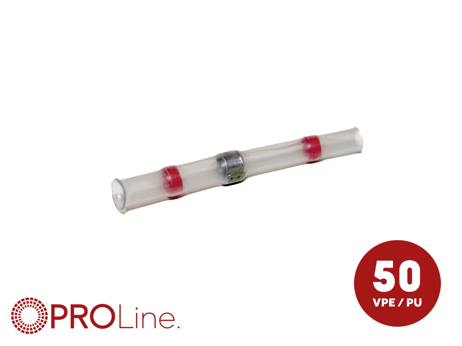 Soldeerverbinder rood 0,5-1,5mm2 (50stuks) ACV PROLine - 347127 1 50 p - 347127-1-50-p