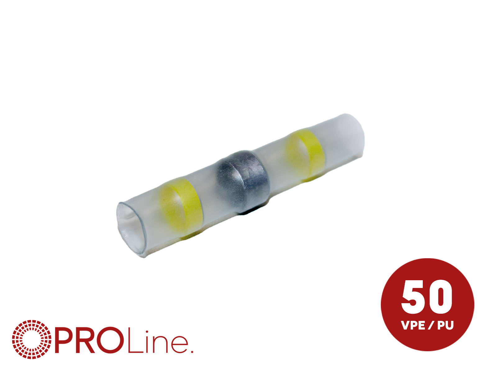 Soldeerverbinder geel 4,0-6,0mm2 (50stuks) ACV PROLine - 347160 1 50 p - 347160-1-50-p