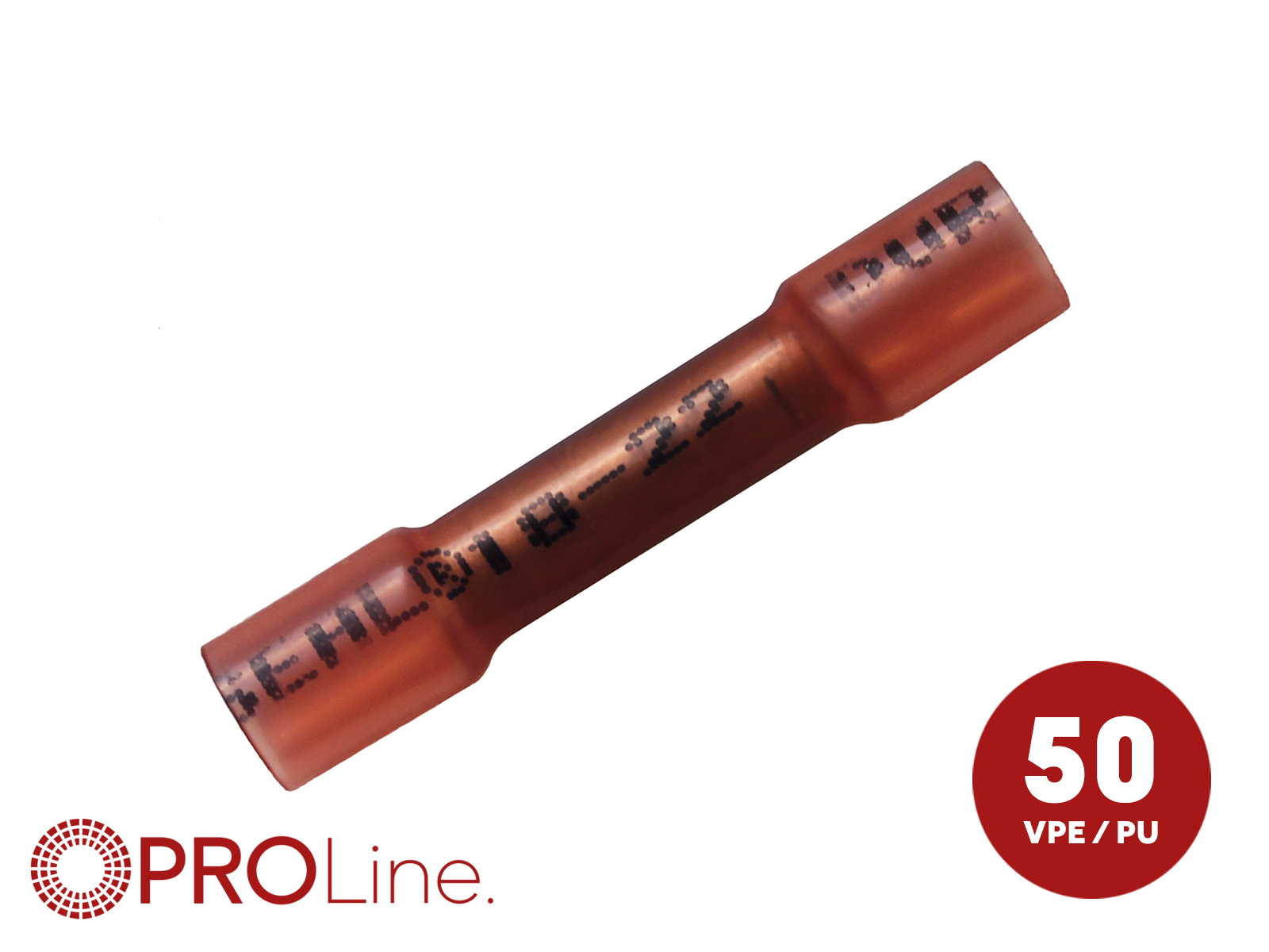 Duraseal waterdichte (door verwarming) kabeldoorverbinder HSC rood 0,5-1,5mm2 (50stuks) ACV PROLine - 347237 1 50 p - 347237-1-50-p