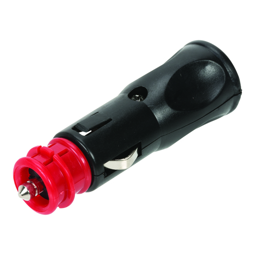 aansteker plug enkel 6/12/24v met glaszekering 16A in blister - 349046 05 p - 349046-05-p
