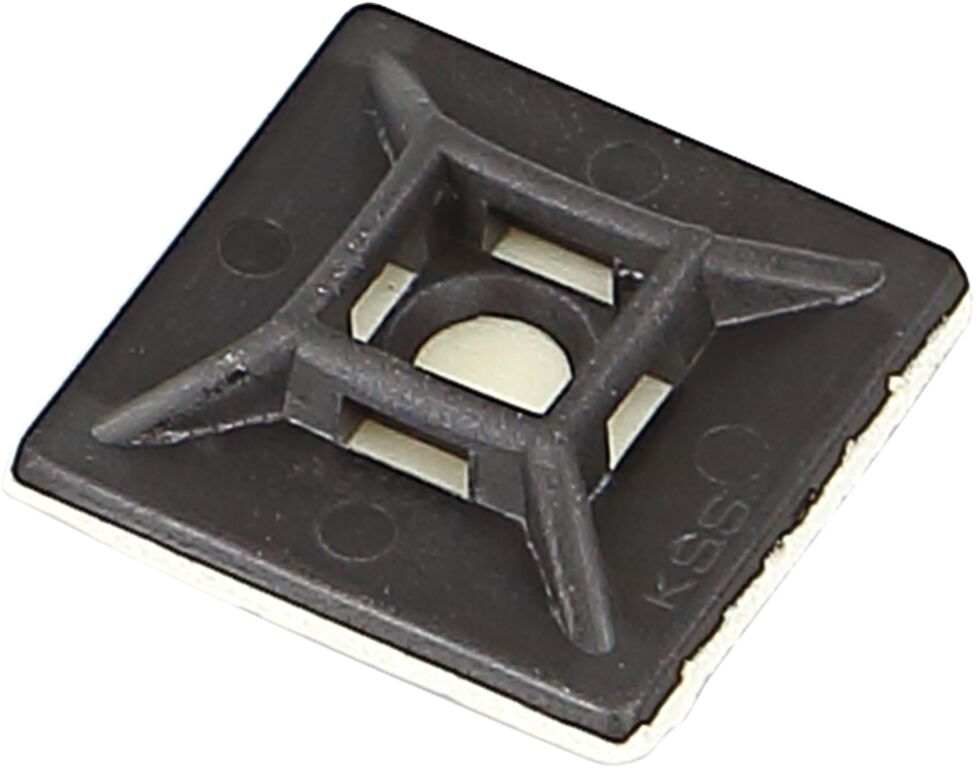 Mounts for cable tie width max. 5.5 mm 100 stuks  27.5x27.5mm - 366001 - 366001