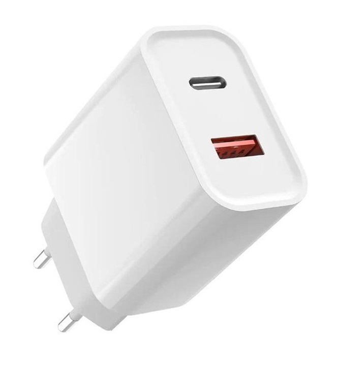 GrabNGo USB + USB-C 20W Wall Charger - Wit - 37009 3 - 37009 (22121)