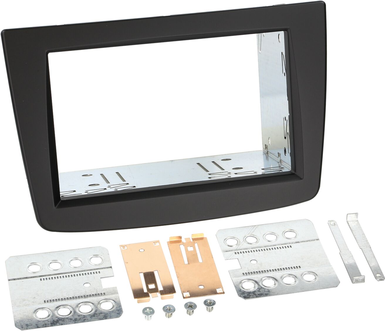 2-DIN Paneel Alfa Romeo MiTo | 2013-> | Kleur: Zwart - 381001 09 1 - 381001-09-1