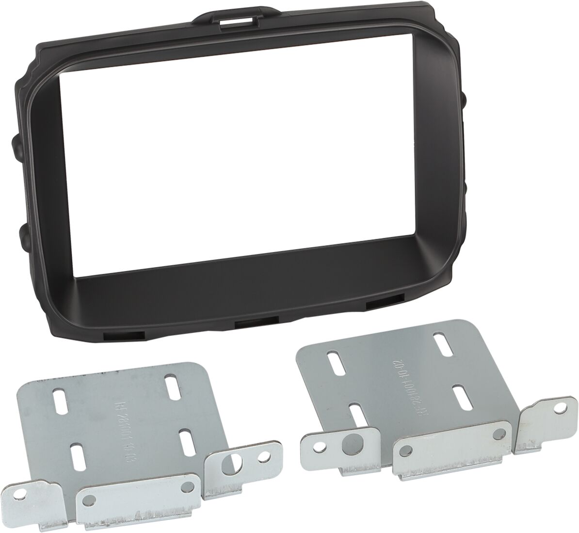 2-DIN Paneel Alfa Romeo Giulietta 2014-> Kleur: Zwart - 381001 10 1 - 381001-10-1