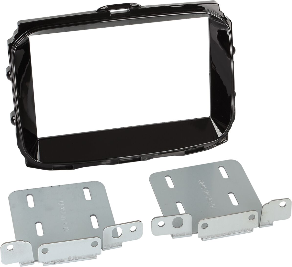 2-DIN Paneel Alfa Romeo Giulietta 2014-> Kleur: Piano Zwart - 381001 10 2 - 381001-10-2