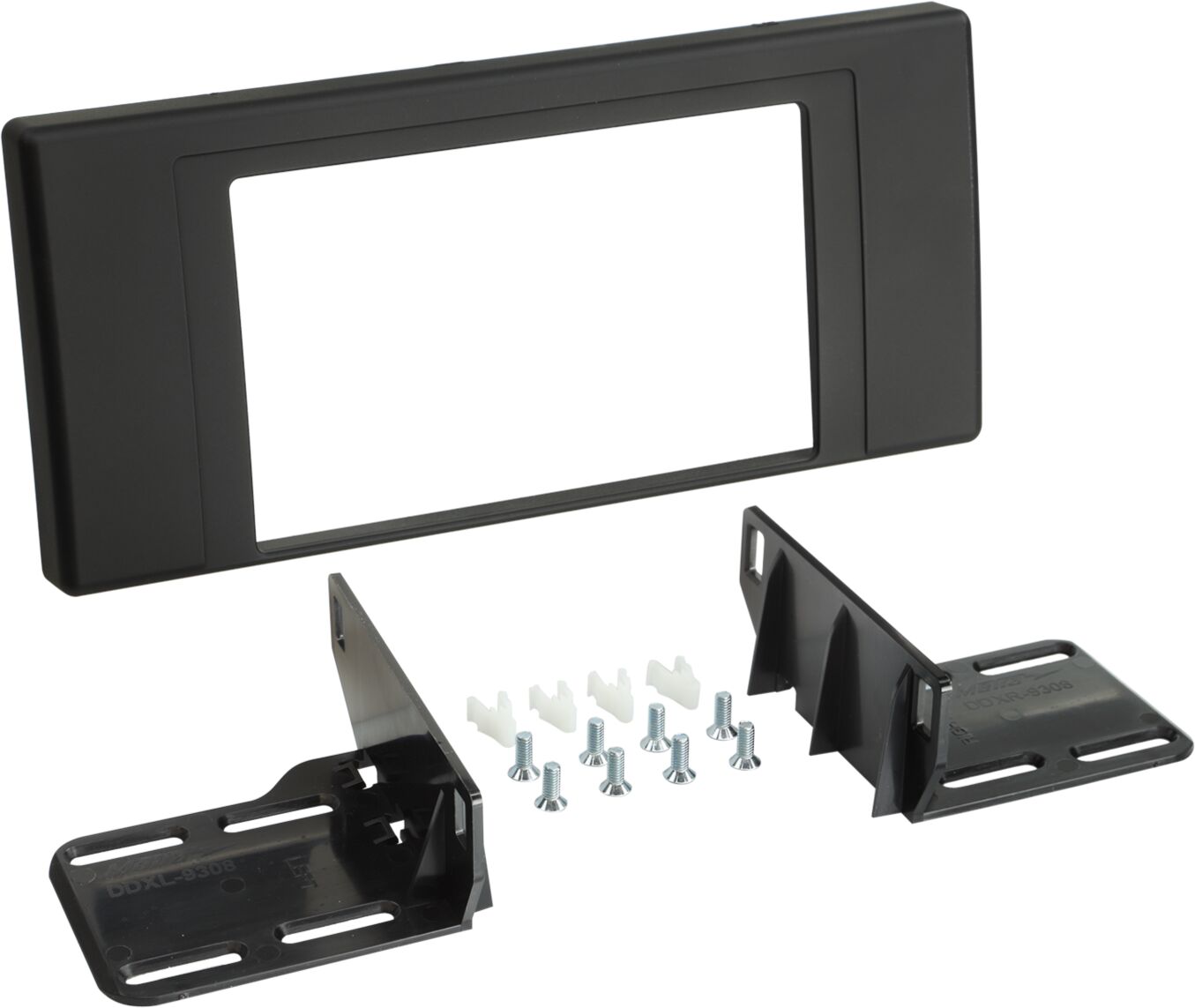 2-DIN Paneel BMW X5 (E53) - Land Rover Range Rover - Kleur: Zwart (METRA) - 381023 11 - 381023-11