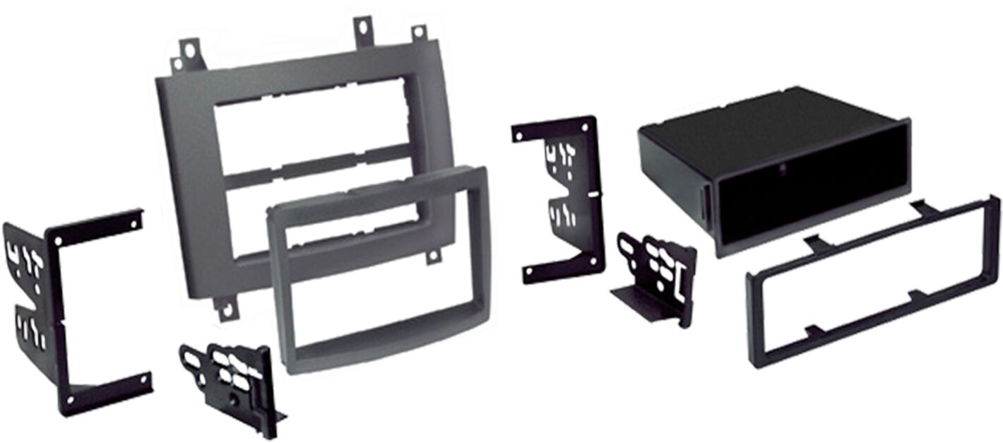 2-DIN Paneel Cadillac CTS (CTS1)  / SRX (SRX1) Kleur: Grijs (METRA) - 381038 02 - 381038-02