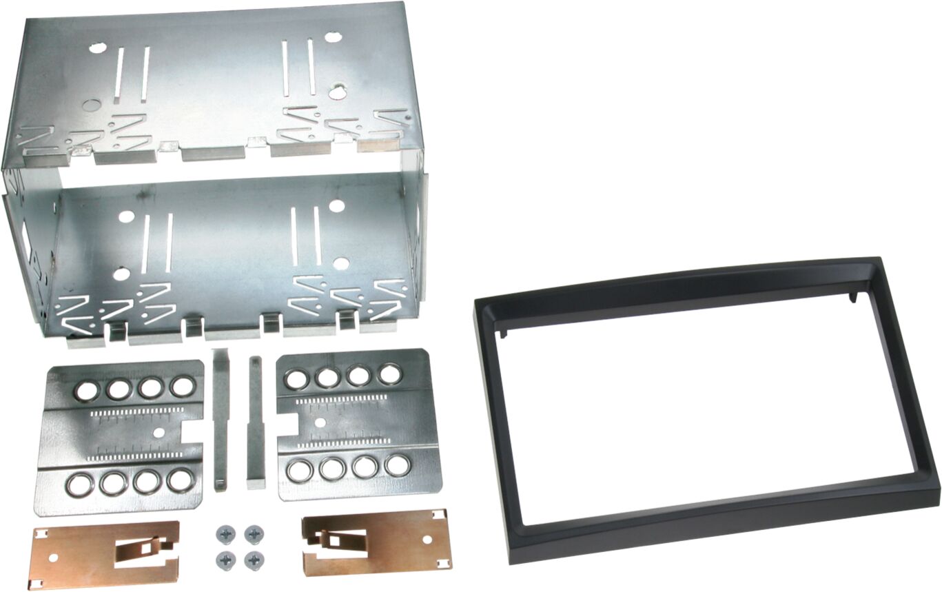 2-DIN Paneel Citro&euml;n - Fiat - Peugeot - Toyota - Kleur: Zwart - 381040 02 1 - 381040-02-1