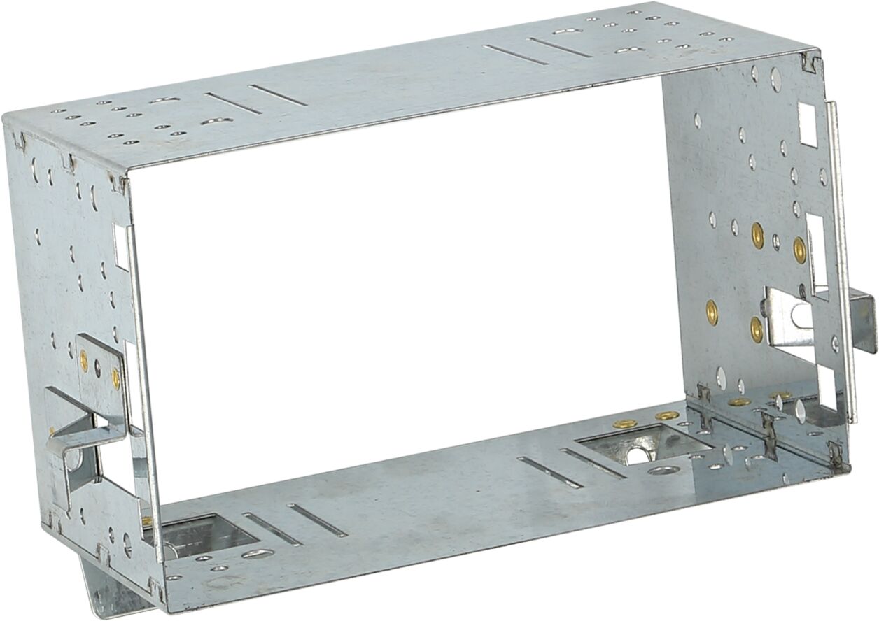 2-DIN Paneel Citro&euml;n Nemo - Fiat Fiorino - Peugeot Bipper- Kleur : Zwart - 381040 13 blechrahmen - 381040-13