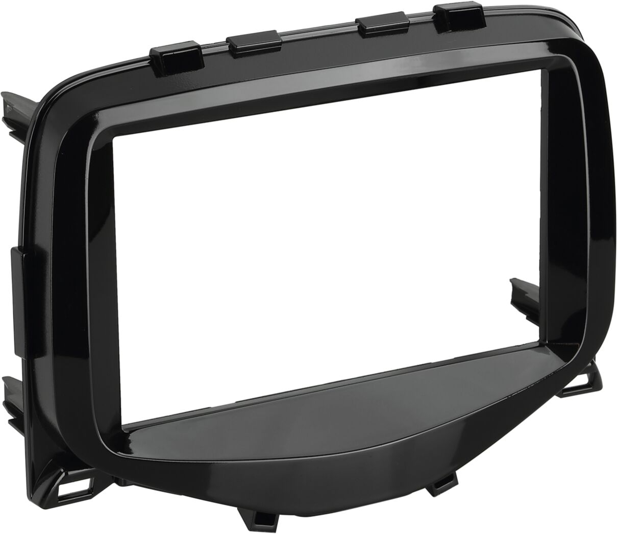 2-DIN Paneel Citro&euml;n C1 / Peugeot 108 / Toyota Aygo - Kleur : piano Zwart - 381040 15 nur blende - 381040-15