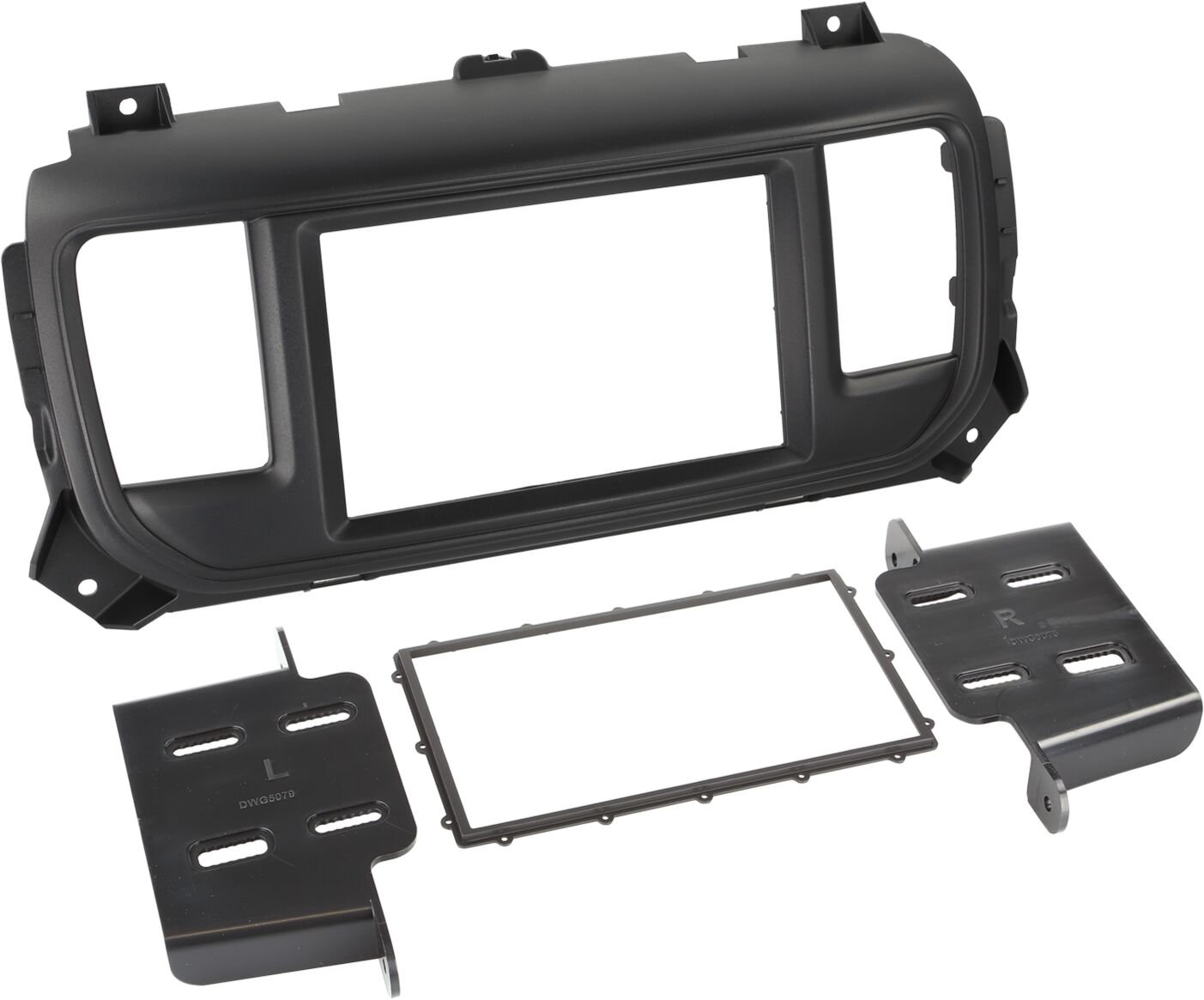 2-DIN Paneel Diverse modellen Citro&euml;n - Peugeot - Toyota - Kleur: Zwart - 381040 18 - 381040-18