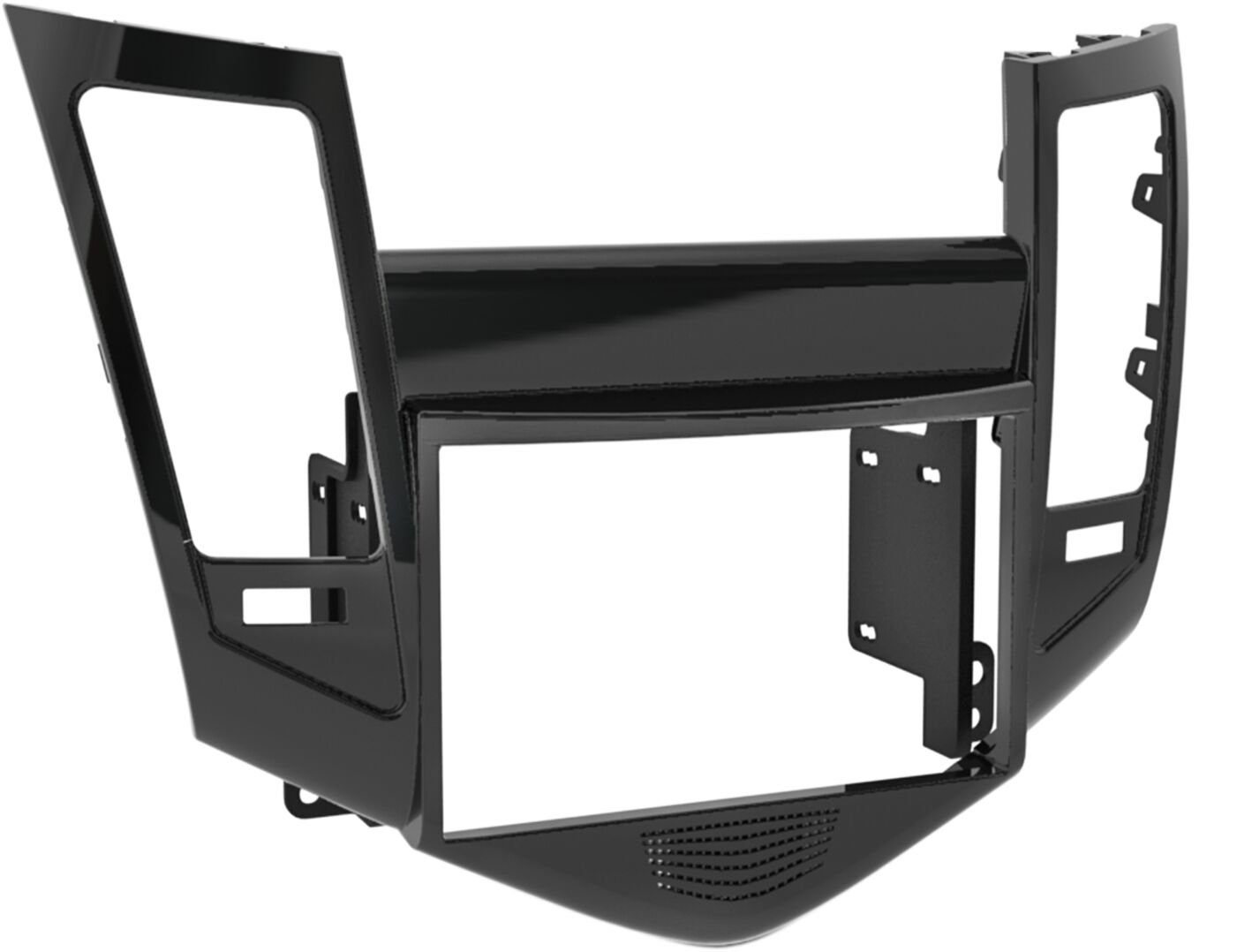 2-DIN Paneel Chevrolet Cruze (KL1J) 2009-2014 Kleur: Piano Zwart - 381087 06 - 381087-06