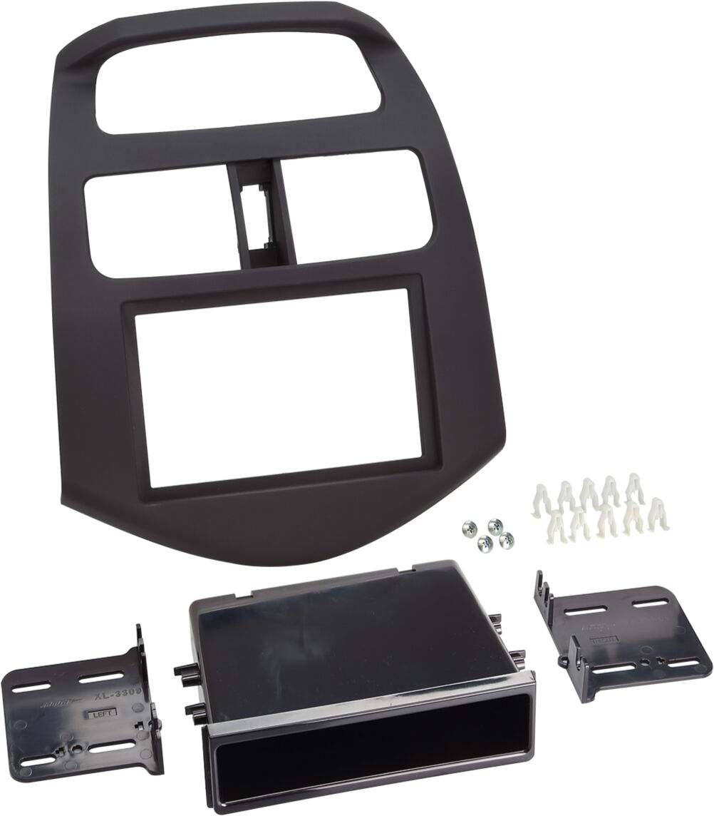 2-DIN Paneel Chevrolet Spark 2013-2015 Kleur:Zwart (METRA) - 381087 08 - 381087-08