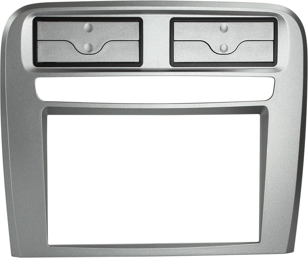 2-DIN Paneel Fiat Grande Punto 2005-2010 Kleur: Antraciet Metallic - 381094 14 1 front - 381094-14-1