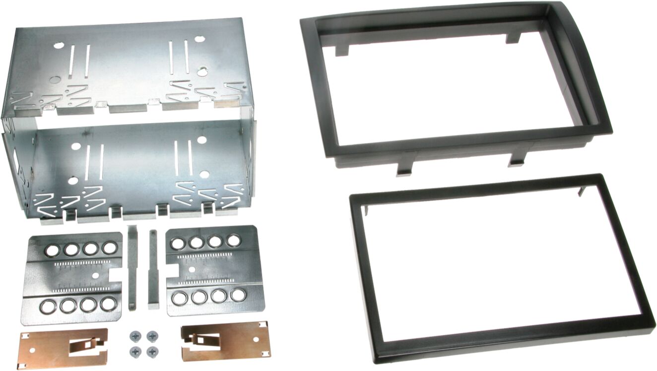 2-DIN Paneel Citro&euml;n - Fiat - Opel - Peugeot - Kleur: Zwart - 381094 18 - 381094-18