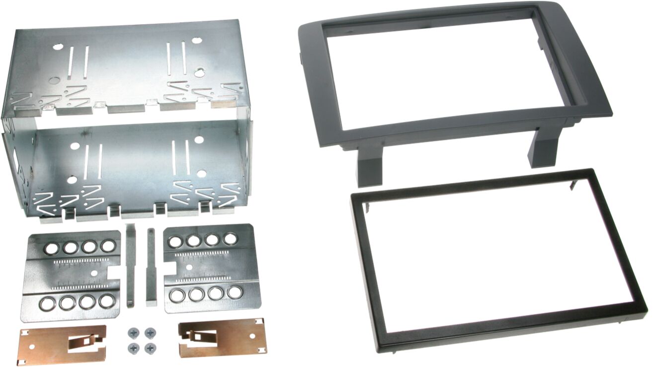2-DIN Paneel Fiat Idea (350) 2003-2011 Kleur: Grijs - 381094 20 - 381094-20