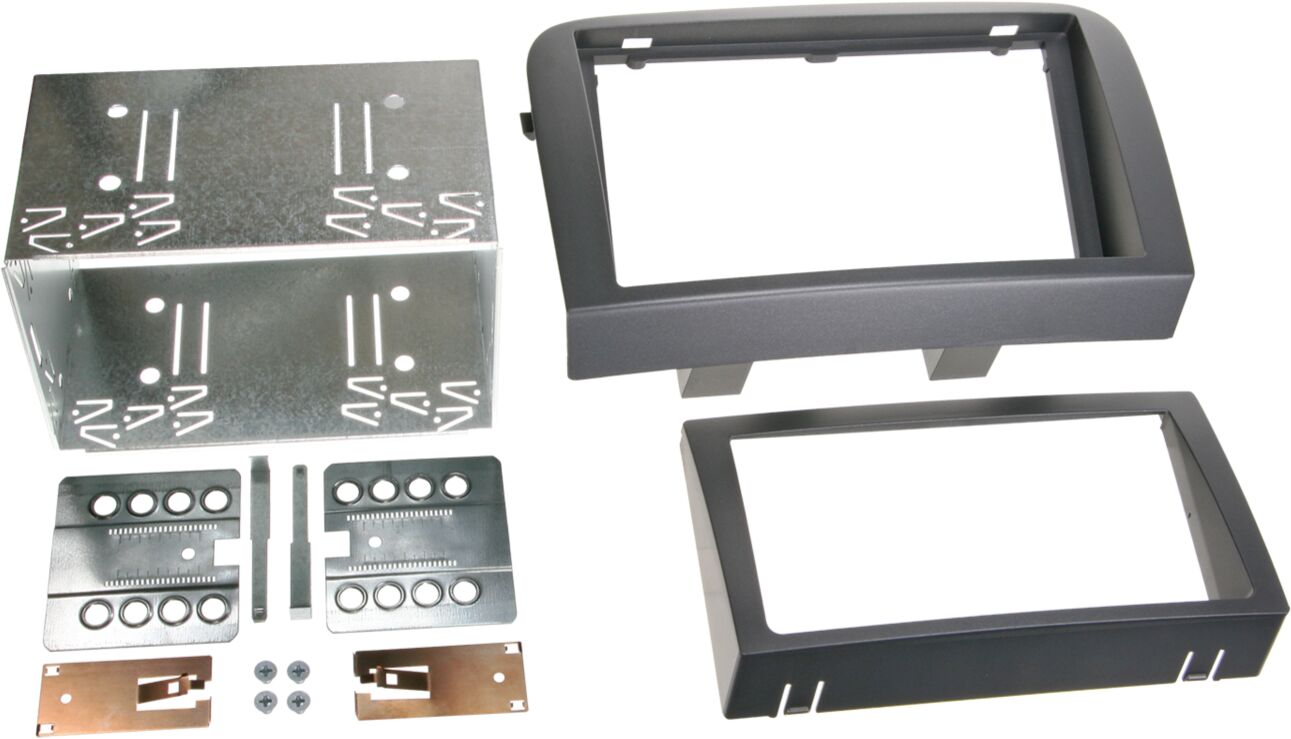 2-DIN Paneel Fiat Croma (194)| 2005-2010 | Kleur: Zwart - 381094 24 - 381094-24