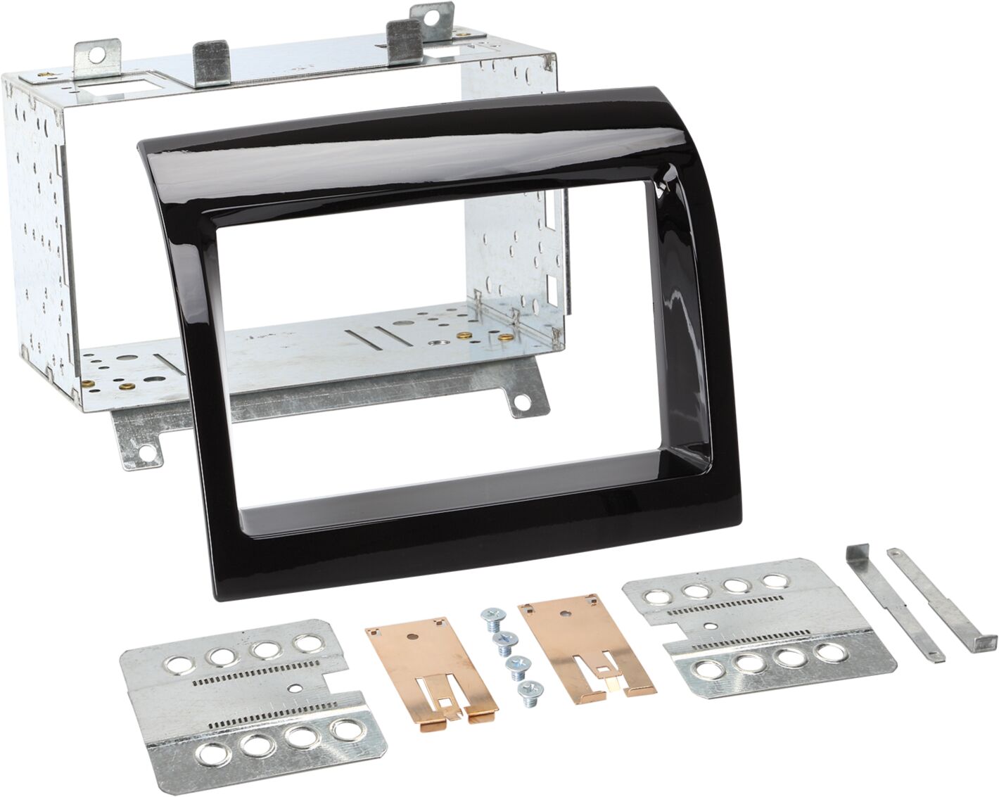 2-DIN Paneel Fiat Ducato (ZAF250) Citro&euml;n Jumper/Relay (250) - Peugeot Boxer (Y)  Kleur: Piano Zwart - 381094 27 - 381094-27