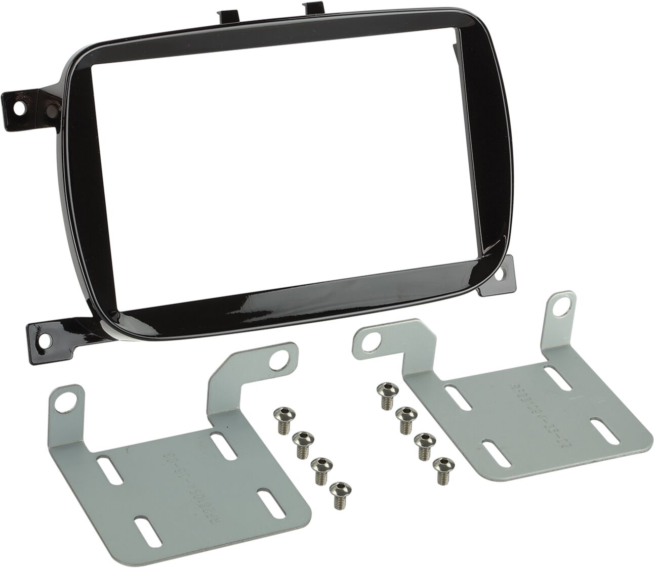 2-DIN Paneel Fiat 500 | 2016> | Kleur: Piano Zwart - 381094 36 1 - 381094-36-1