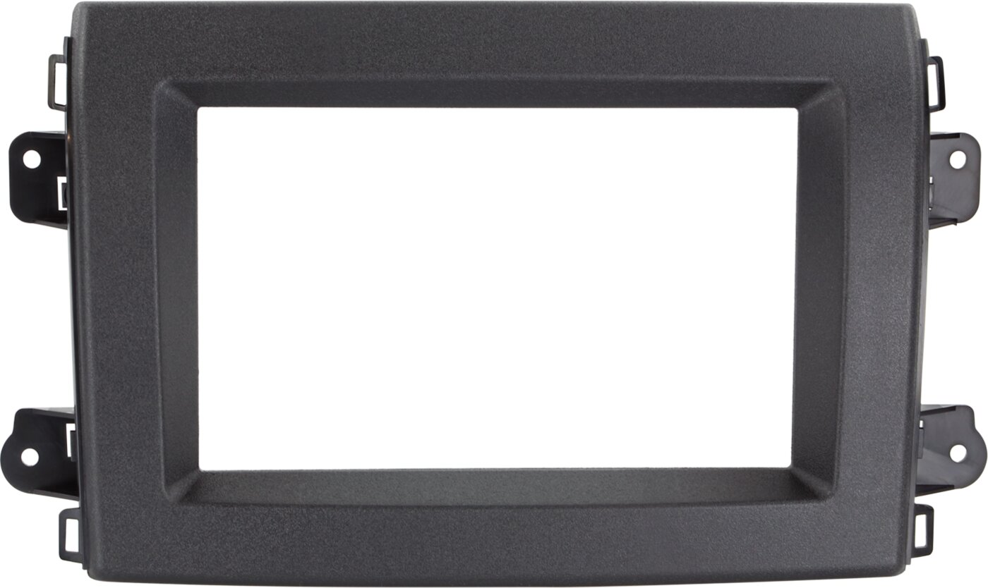 2-DIN Paneel  met opbergvak  Fiat Ducato - Citroen - Opel Kleur Zwart (ACV Premiumkwaliteit)  - 381094 39 1 1 front - 281094-39-1-1