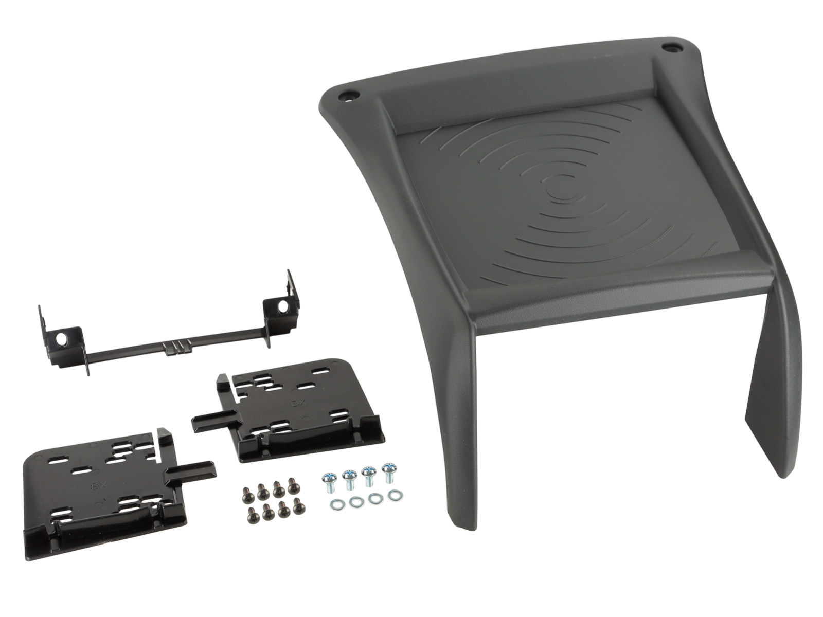 2-DIN Paneel  Citro&euml;n Jumper - Fiat Ducato - Peugeot Boxer - bouwjaar: 2002-2006 - Kleur: antraciet - 381094 40 - 381094-40