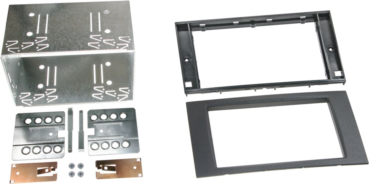 2-DIN Paneel diverse Ford modellen - kleur: Zwart - 381114 15 1 - 381114-15-1