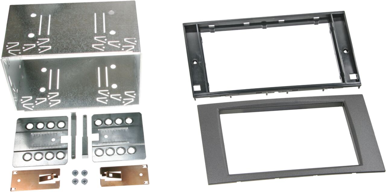 2-DIN Paneel diverse Ford modellen - Kleur: Antraciet - 381114 15 2 - 381114-15-2