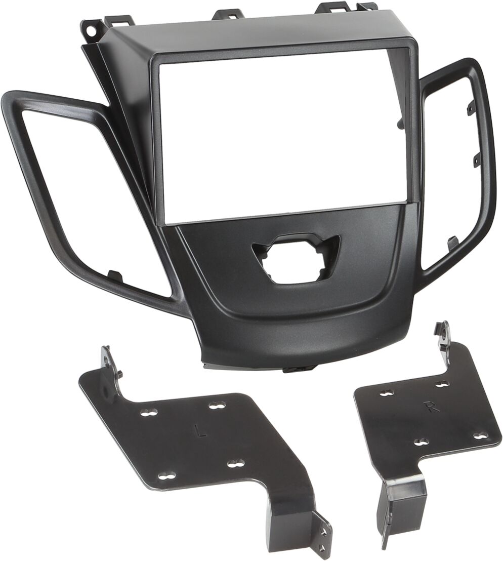 2-DIN Paneel Ford Fiesta (JA8)  2008-2017 - Kleur: Zwart  - 381114 20 1 - 381114-20-1