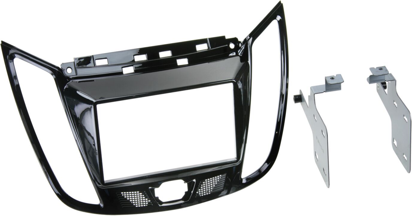 2-DIN Paneel Ford C-Max (DXA) / Kuga (DM2) Kleur: Piano Zwart  - 381114 22 1 - 381114-22-1