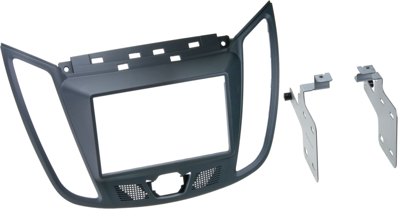 2-DIN Paneel Ford C-Max (DXA) / Kuga (DM2) Kleur: Donker Grijs  - 381114 22 2 - 381114-22-2