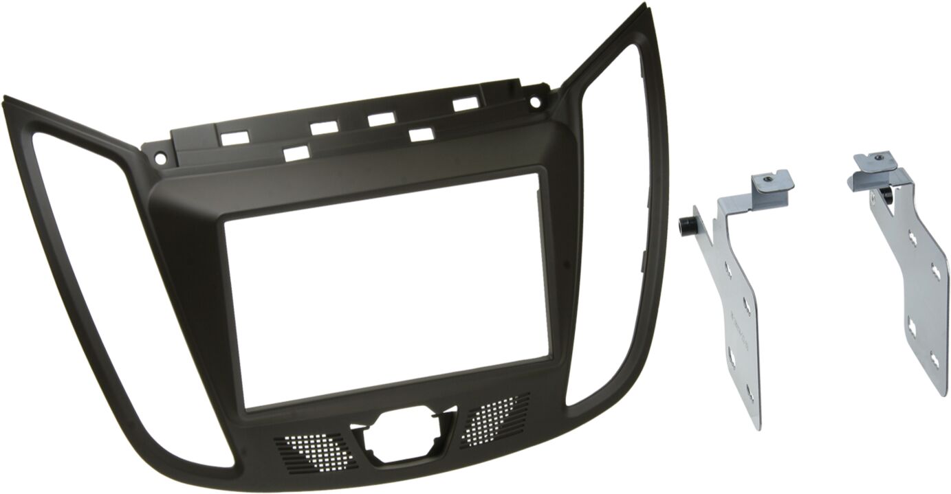 2-DIN Paneel Ford C-Max (DXA) / Kuga (DM2) Kleur: Donker Bruin  - 381114 22 3 - 381114-22-3