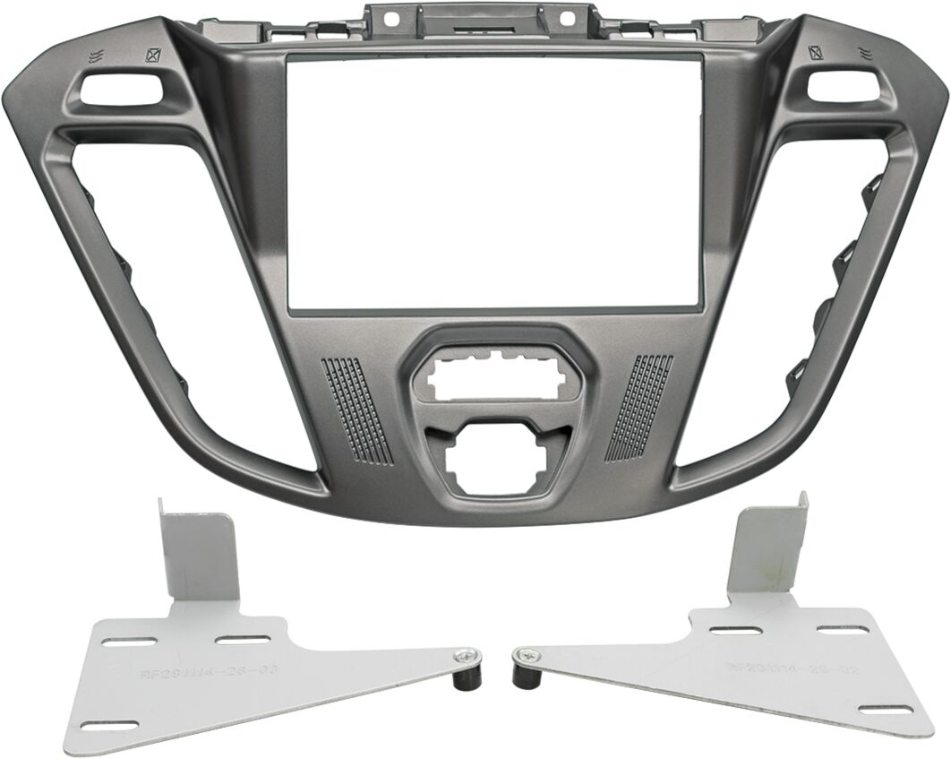 2-DIN Paneel Ford Transit Custom / Tourneo Custom | 2013-2019 | Kleur: Zilver - 381114 26 1 - 381114-26-1