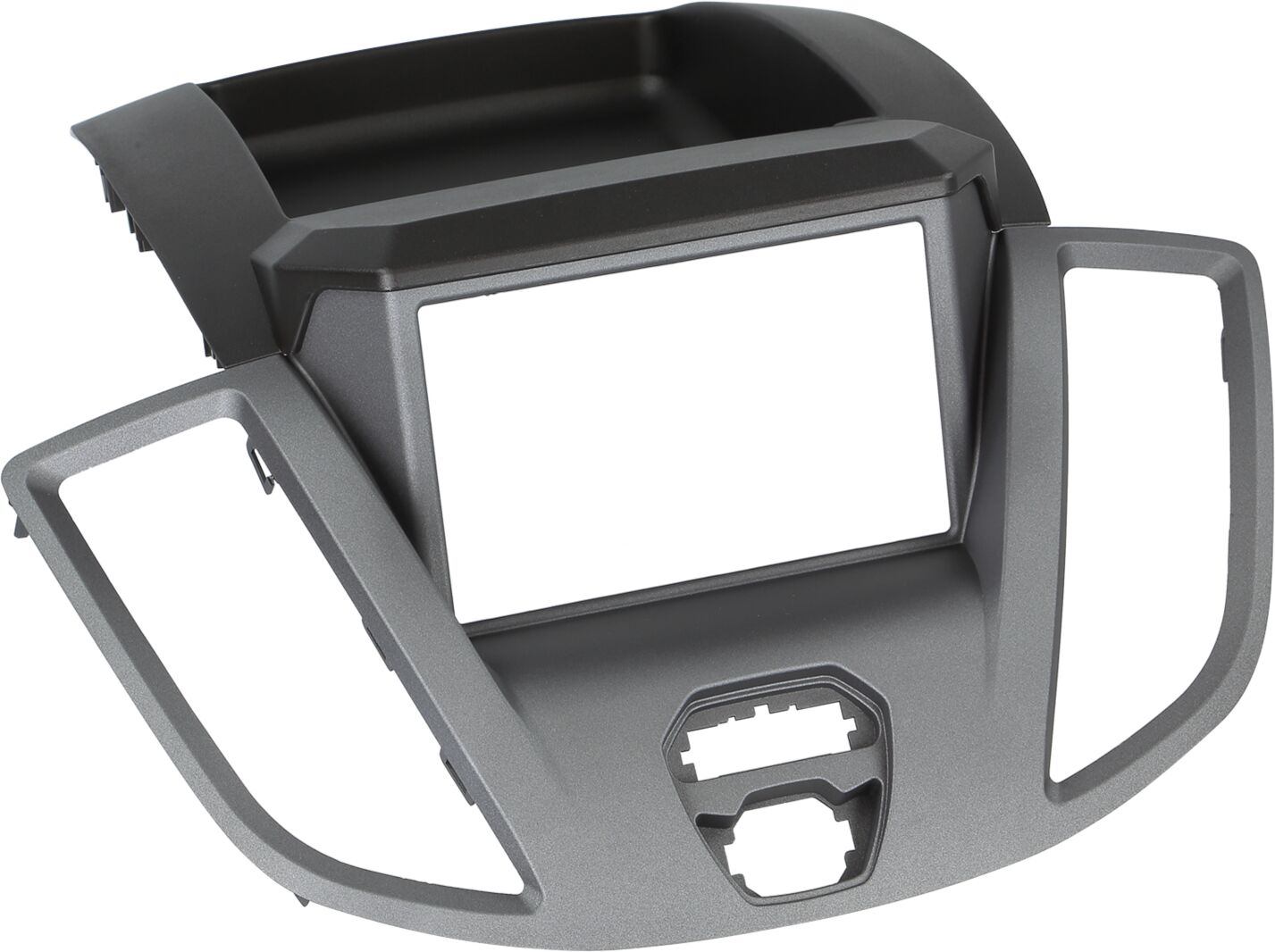 2-DIN Paneel Ford Transit 2014-2019 - Kleur:Antraciet (METRA) - 381114 32 1 - 381114-32-1
