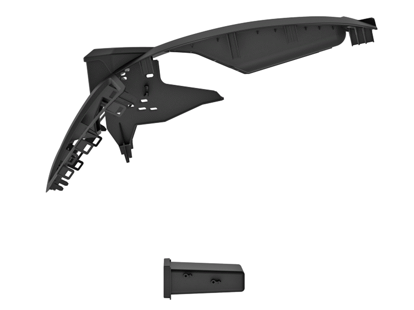 2-DIN Paneel met vak Ford Transit 2014-2019 - 381114 32 2 2 - 381114-32-2