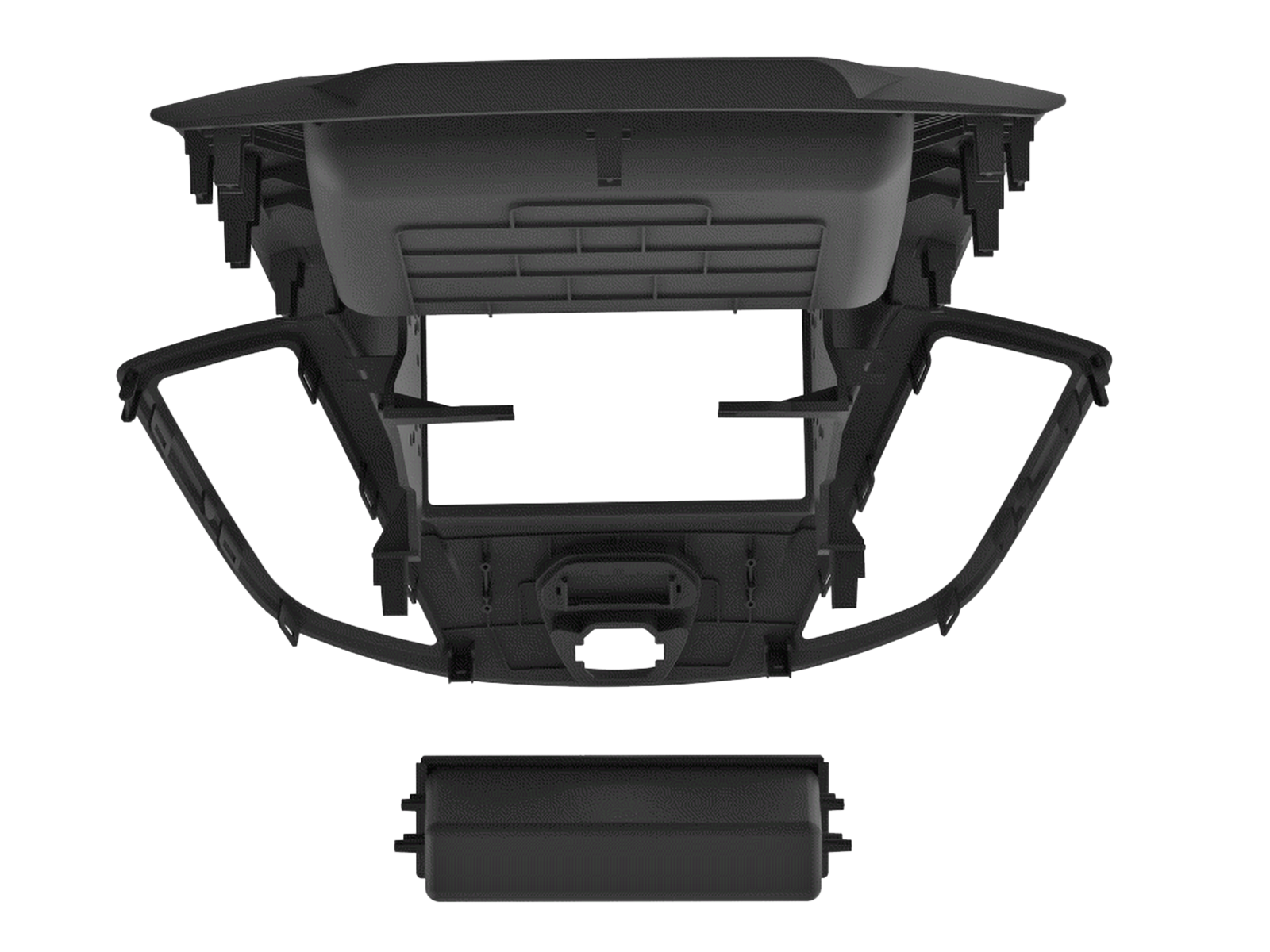 2-DIN Paneel met vak Ford Transit 2014-2019 - 381114 32 2 3 - 381114-32-2
