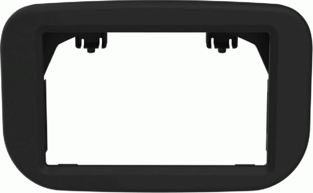 2-DIN Paneel Ford Transit (FD) 03/2019 - 2024 Kleur: mat Zwart (METRA) - 381114 40 1 front - 381114-40-1