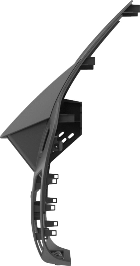2-DIN Paneel Ford Transit Connect / Tourneo Connect  Kleur: Zwart (METRA) - 381114 48 1 depth - 381114-48-1
