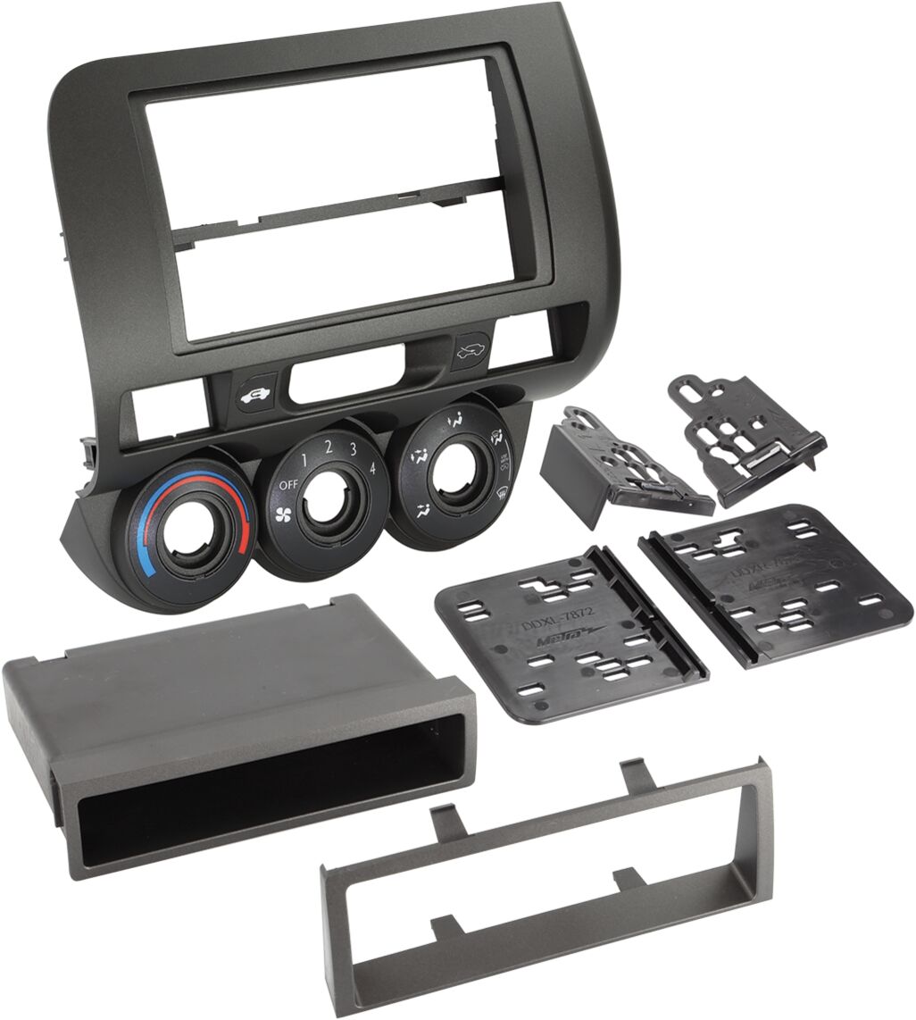 2-DIN Paneel Honda Fit 2006-2007 Kleur: Zwart (METRA)  - 381130 06 - 381130-06