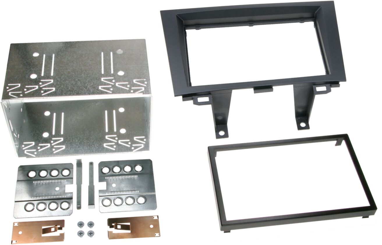 2-DIN Paneel Honda CR-V (RE5) 2007-2012 Kleur: Zwart - 381130 07 - 381130-07