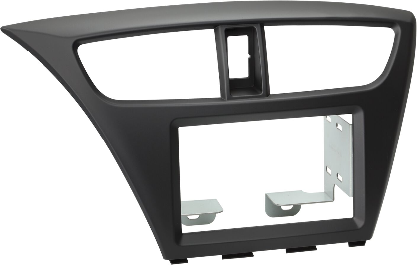 2-DIN Paneel Honda Civic | 2012-2019 | Kleur: Zwart - 381130 18 1 - 381130-18-1
