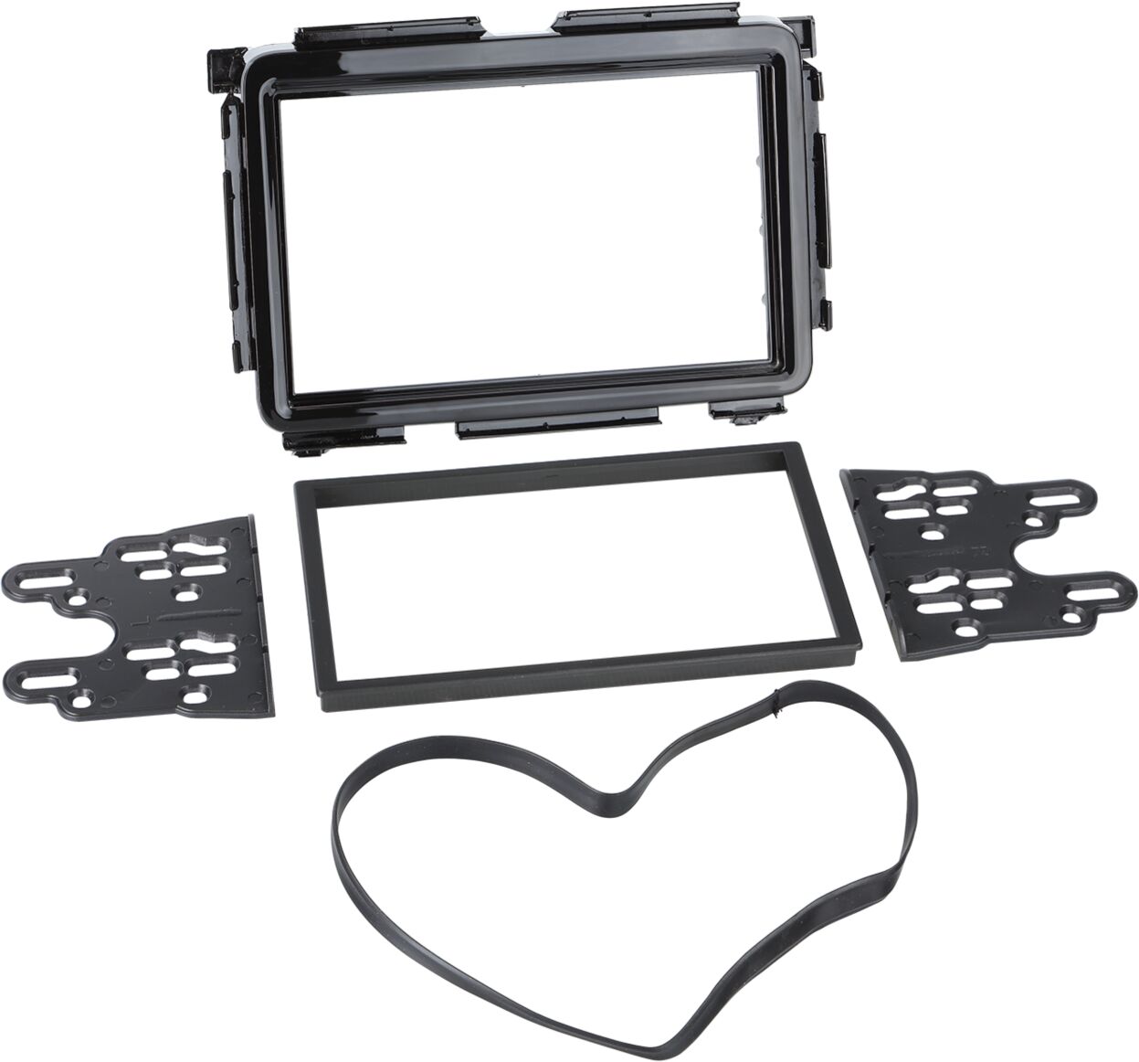 2-DIN Paneel Honda HR-V 2015-2019 Kleur: Zwart - 381130 21 - 381130-21