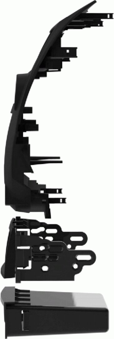 2-DIN radiopaneel met opbergvak Honda Accord/Crosstour VS (METRA)  - 381130 26 1 depth - 381130-26-1