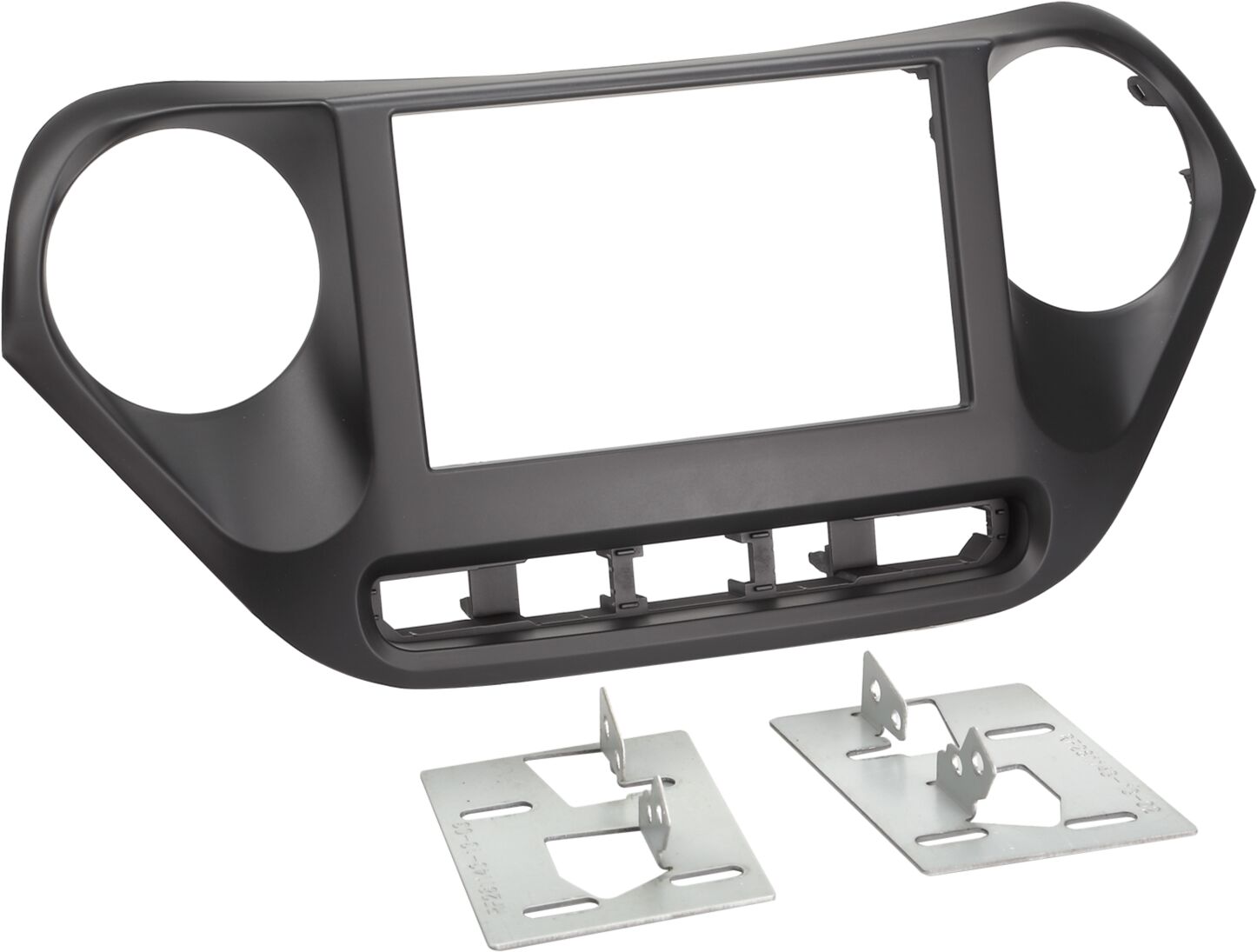 2-DIN Paneel Hyundai i10 2013-2019 - Kleur: zwart   - 381143 13 1 - 381143-13-1