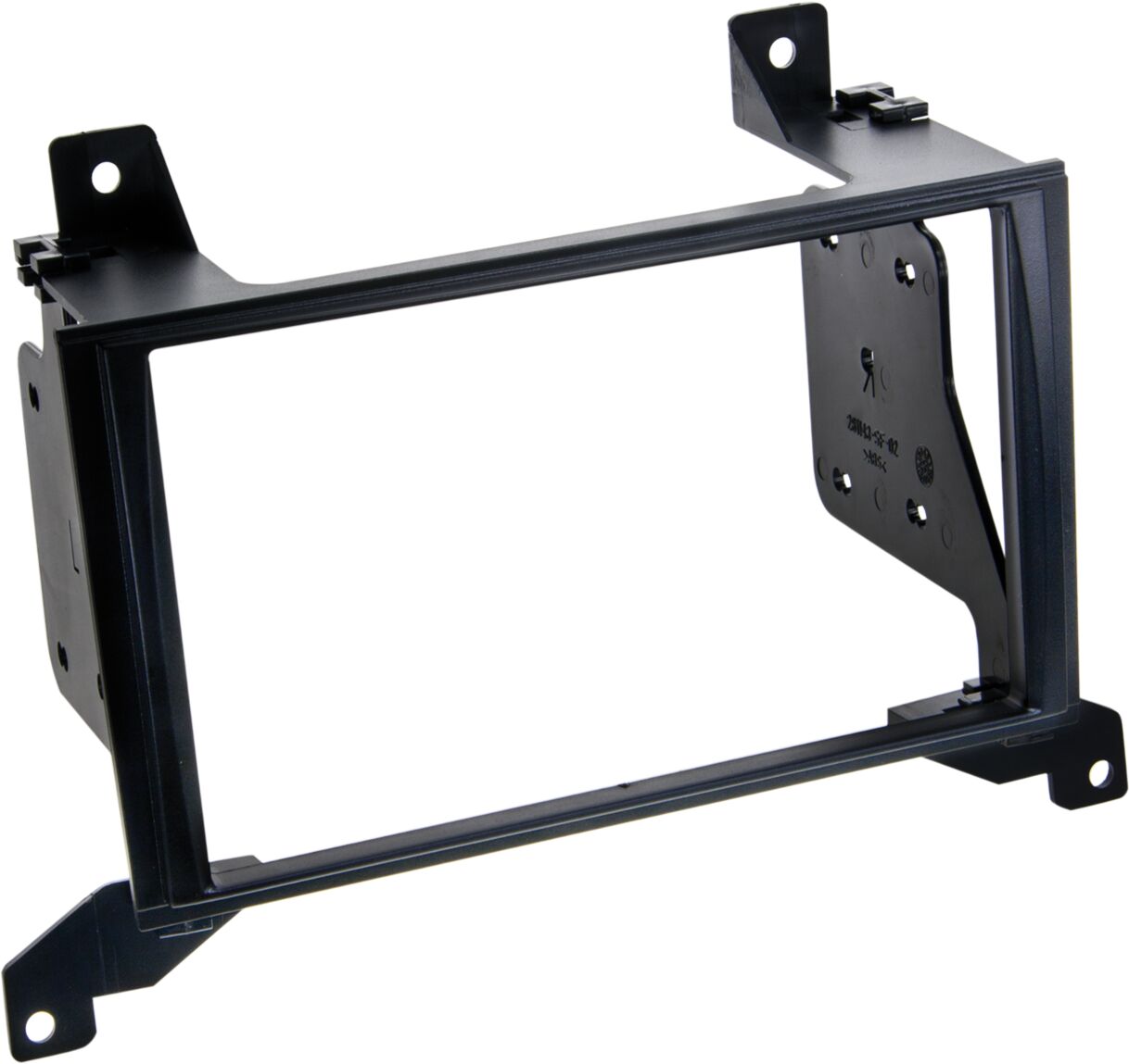2-DIN Paneel Hyundai Santa F&eacute; (CM) 2009-2012 Kleur: Zwart - 381143 15 - 381143-15